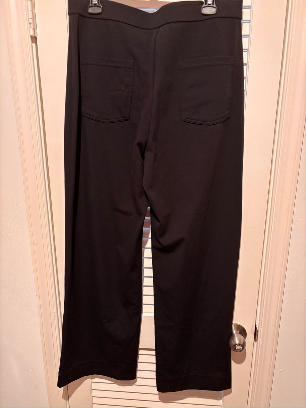 HALARA Black Wide-Leg Button-Front Pants - Picture 4 of 4